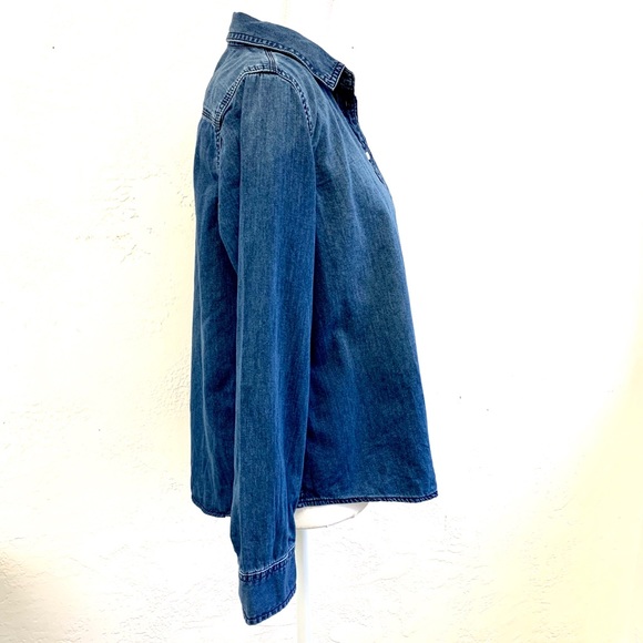 Banana Republic Tops Banana Republic Denim Quinn Boy Fit Shirt S Poshmark